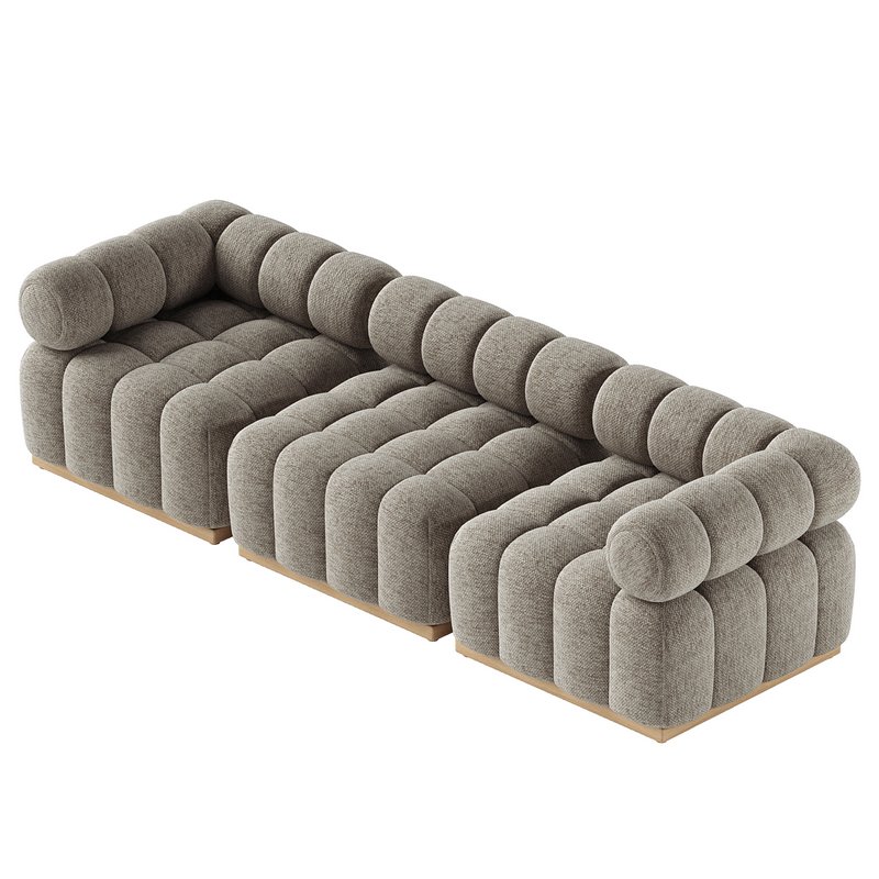Roma Outdoor 3 Piece Sectional Sofa - Image 3
