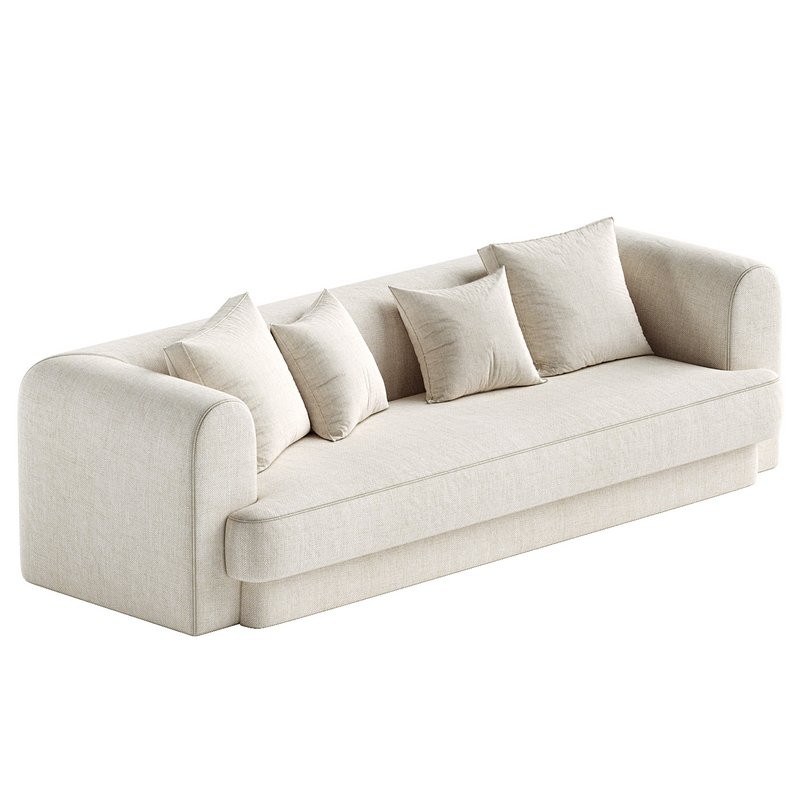 Form Camel Performance Velvet Sofa - Image 2