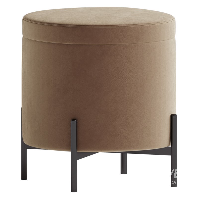 Pouf Grace light gray - Image 3