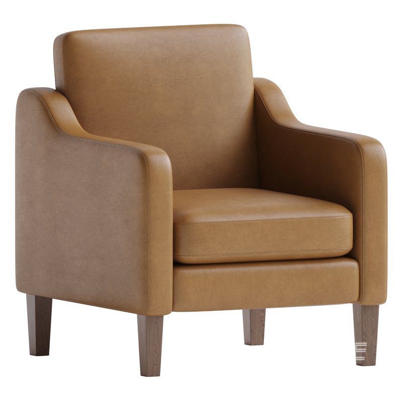 WINGLI Mid Century Modern Accent Chair - Image 3