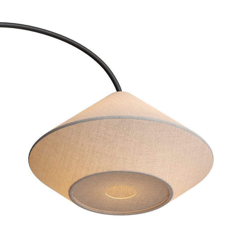 Avenir Dark Bronze Metal Arc Floor Lamp - Image 4