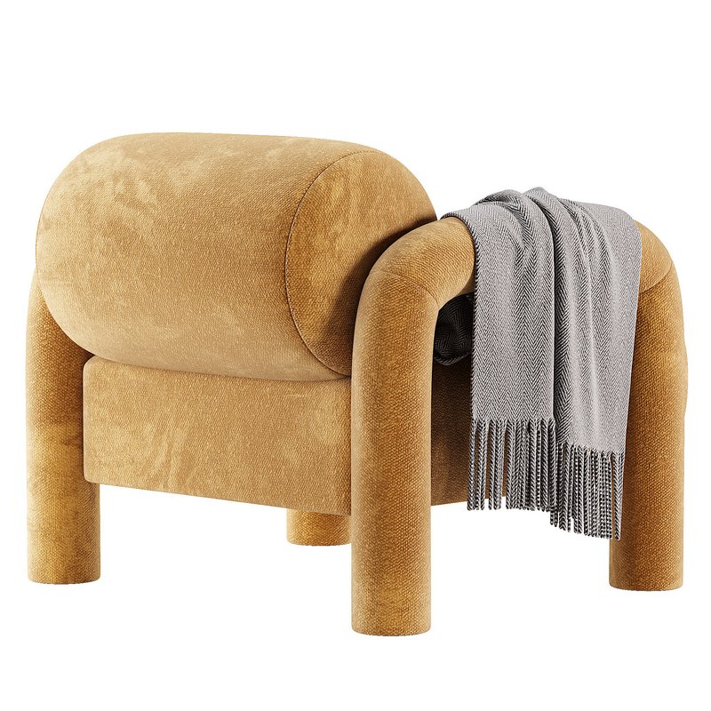 Woood Fauteuil Lenny In Grove Textuur - Image 2