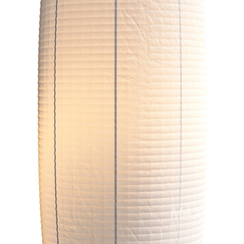 ACCORDION SPRING WOOD PAPER FLOOR LAMP BODY COLOR CREAM - Image 4
