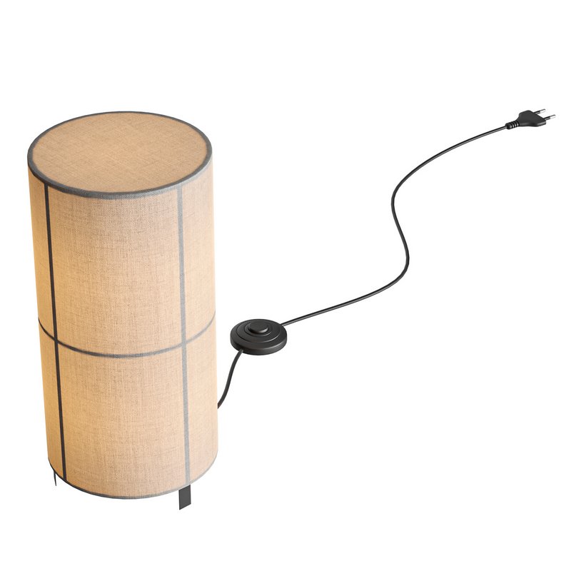 EXCLUSIVE FABRIC STRIP LAMPSHADE DESIGN TABLE LAMP - Image 4