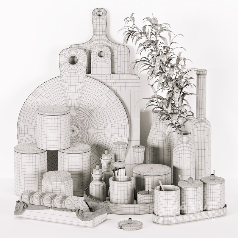 Kitchen Decorative Set 076 - Image 4