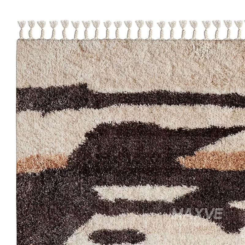 Storm Sky Abstract Shag Rug - Image 4