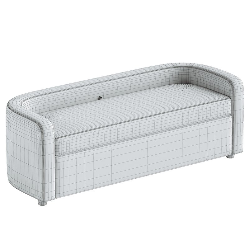 Wendy KD Fabric Storage Bench - Image 4