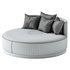 Upholstered round chaise - Thumbnail 4