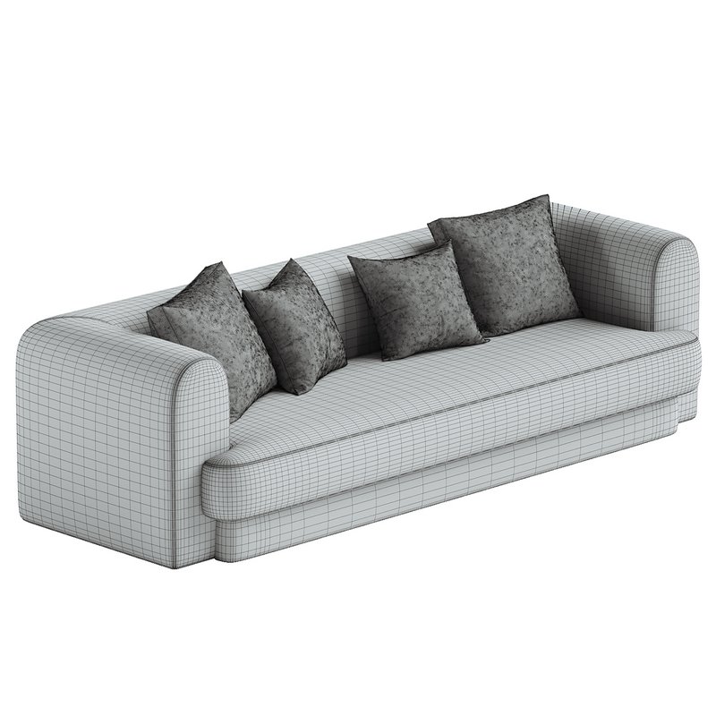 Form Camel Performance Velvet Sofa - Image 4