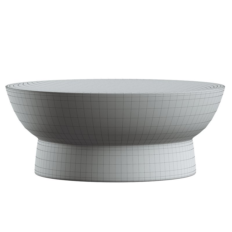 Marfa Outdoor Concrete Coffee Table - Image 4