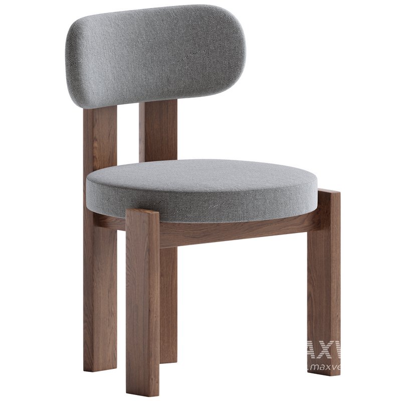 Contemporary oak chair - Image 3