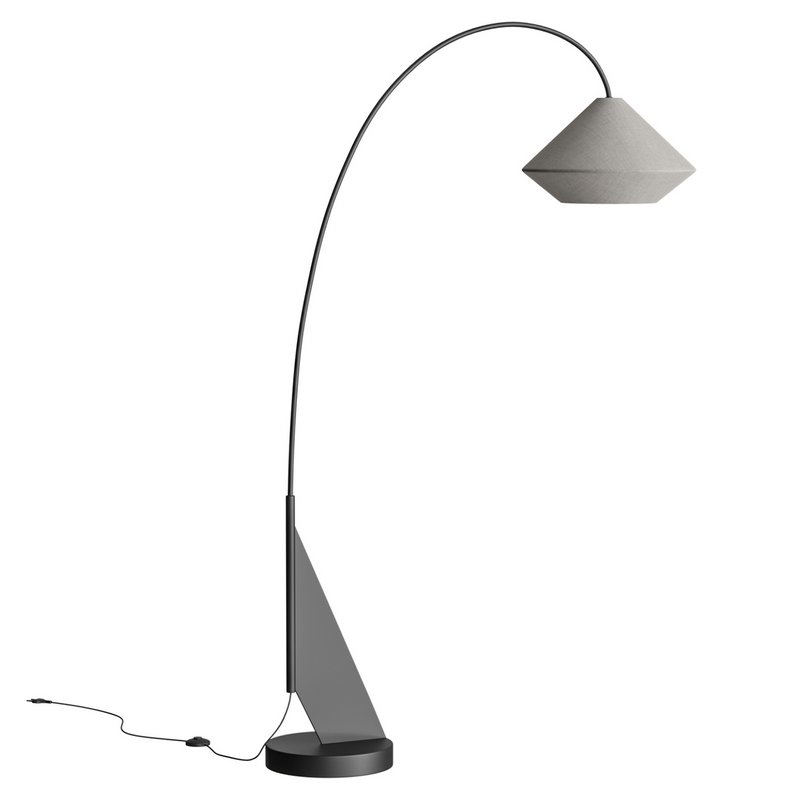 Avenir Dark Bronze Metal Arc Floor Lamp - Image 2