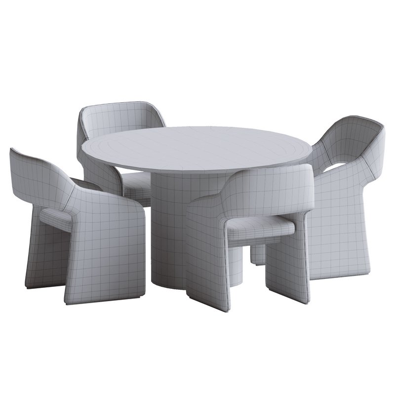 Ellipse table and chairs - Image 4