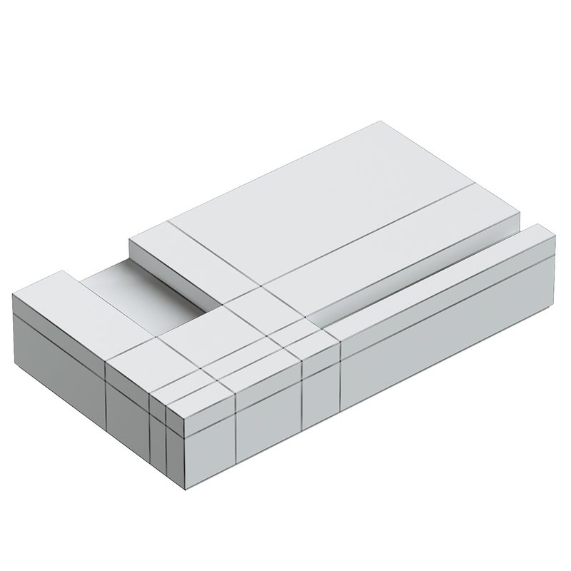 Italian Style Minimalist Marble Coffee Table - Image 4