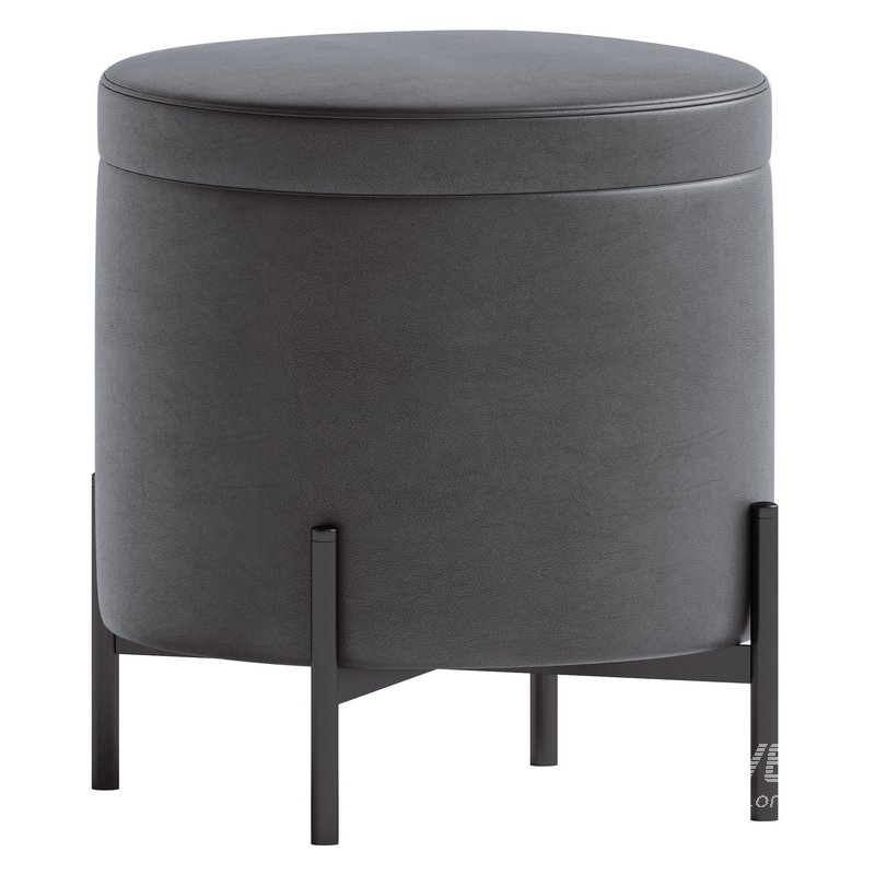 Pouf Grace light gray - Image 4