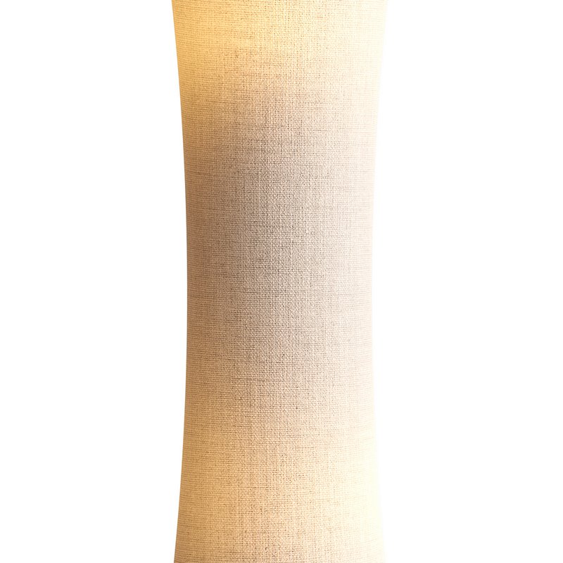 Fabric floor lamp Liana with a concave shape - Image 4