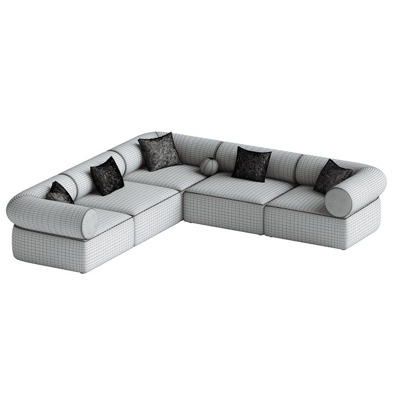 Zia 5PC Corner Sectional Sofa - Image 5