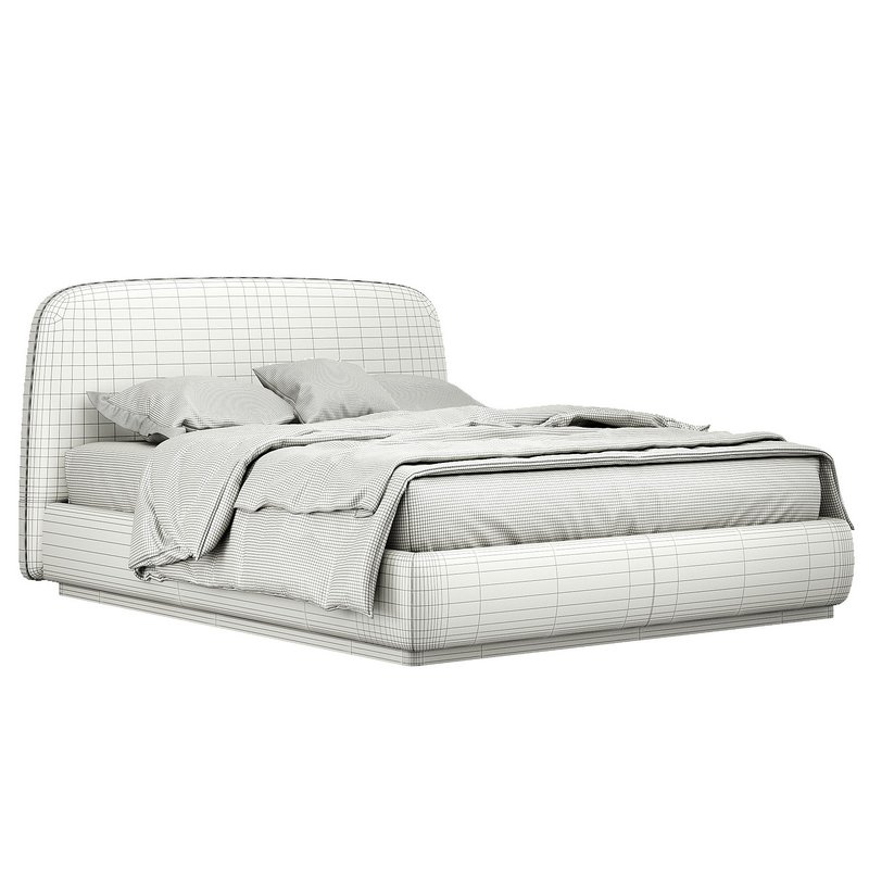 Alhome Velvet Bed - Image 6