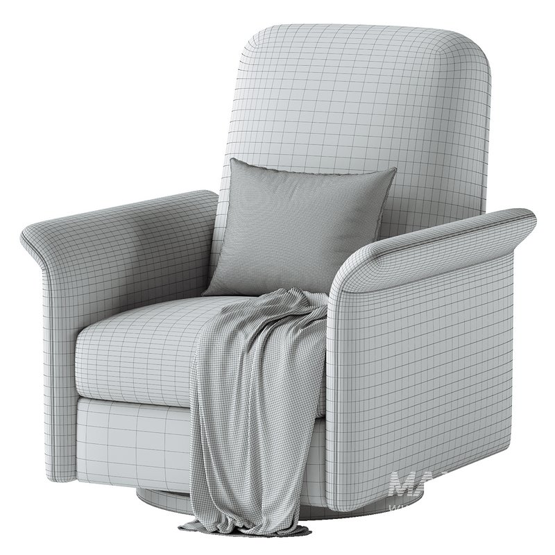 Tasse Reclining Swivel Accent Chair - Image 4