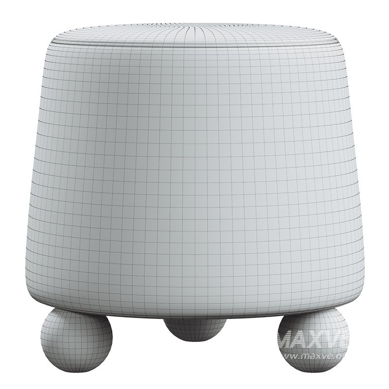 Jaine Boucle Stool - Image 5