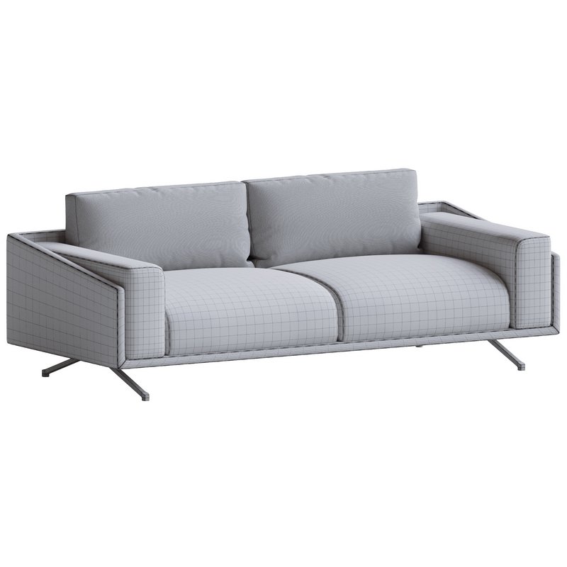 Marat 3 Seater Fabric Sofa - Image 4