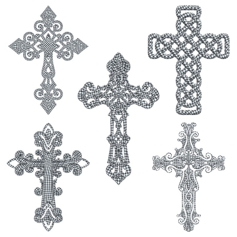 5 Christian cross V 02 - Image 8