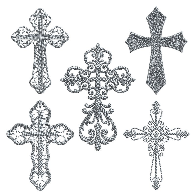 5 Christian Cross V 03 - Image 7