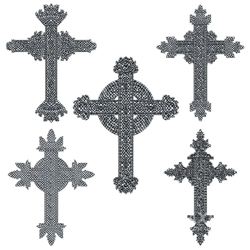 5 Christian cross V 06 - Image 7