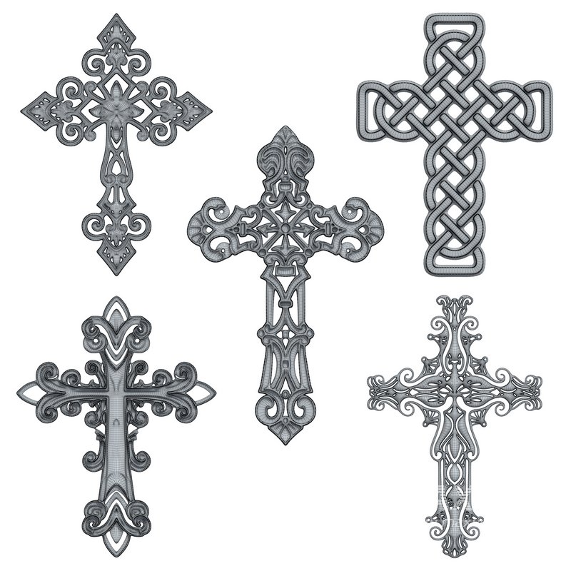 5 Christian cross V 02 - Image 7