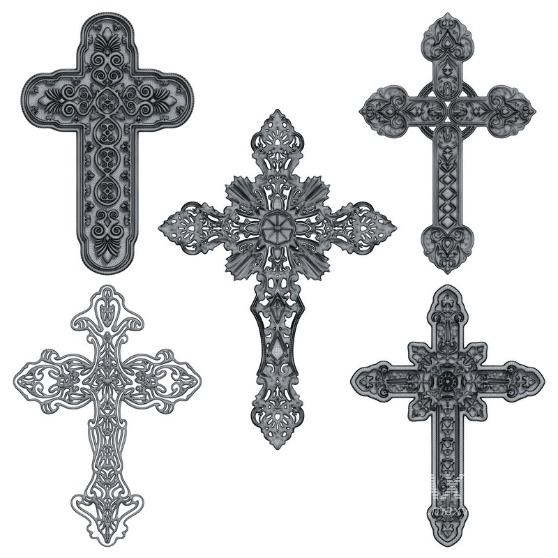 5 Christian cross V 01 - Image 8