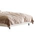 Dylan White Boucle Minimalist Bed Frame - Thumbnail 10