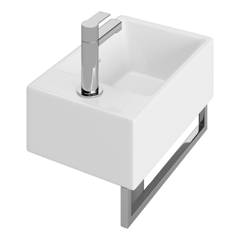 Villeroy Boch Memento Basin and Towel Rail Bundle - Image 10