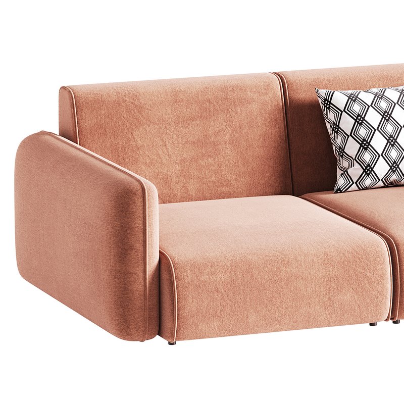 Modern Single Brown Sofa - Image 10
