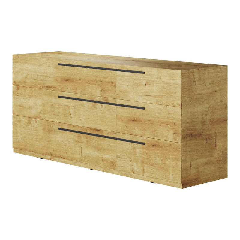 Kimball Chest of Drawers-3 White Wood Latte - Image 11