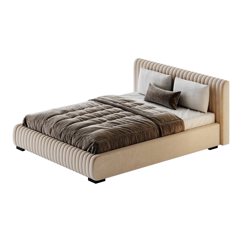 Fabric Stripe Pattern Bed - Image 9