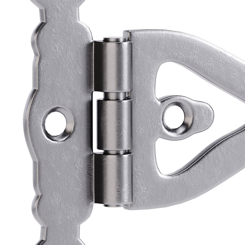 Black Wrought Iron Door Hinges - Image 10