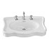 Bathroom Console Sink Deluxe Counter Top White Vitreous China - Thumbnail 10