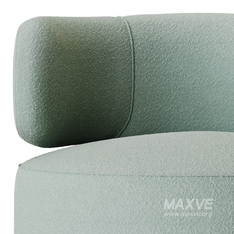 Penn Taupe Boucle Wing Back Accent Chair - Image 11