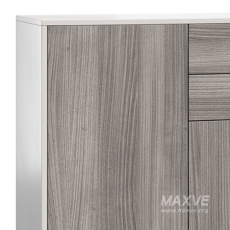 HOMCOM High Gloss Buffet Black - Image 10