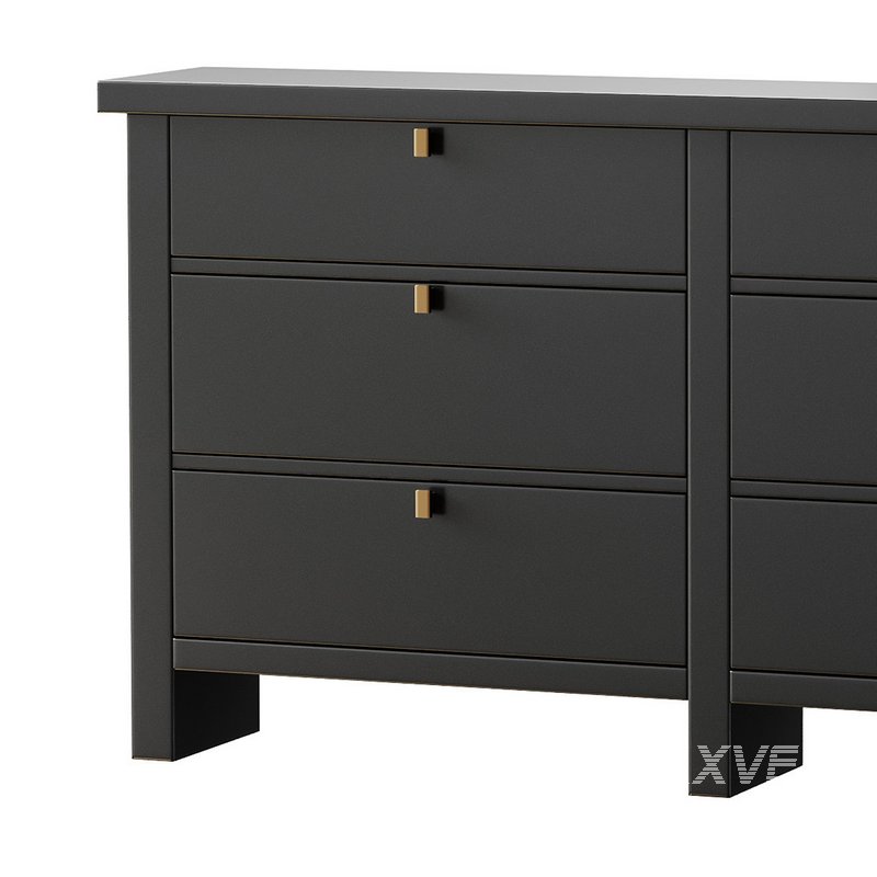 Modern Farmhouse 6-Drawer Dresser - Image 11