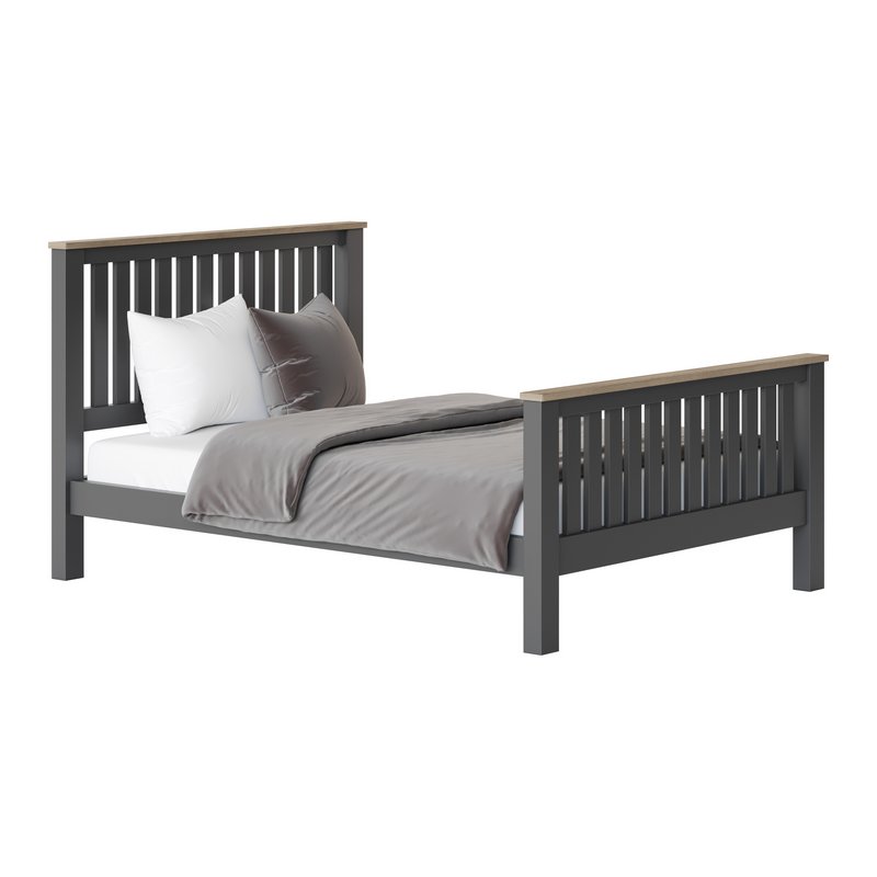 uhomepro Gray Full Size Bed - Image 10