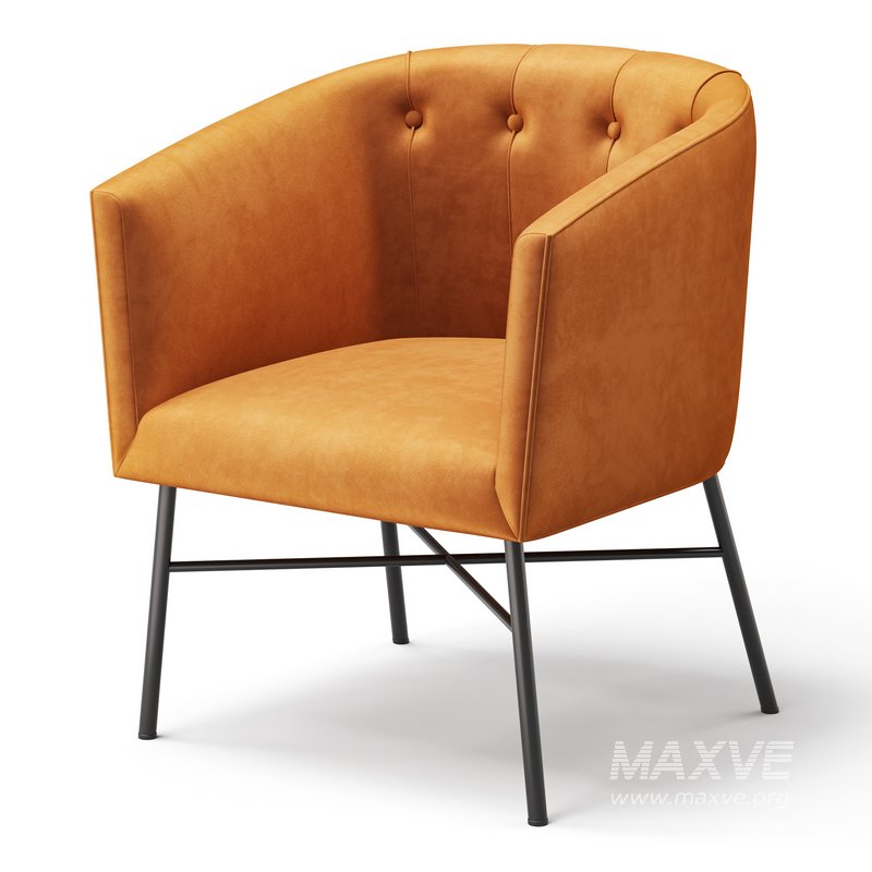 Aurelie Tub Chair in Emerald Green Velvet - Image 10