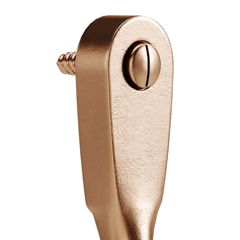 Black Wall Mount Coat Hook - Image 9