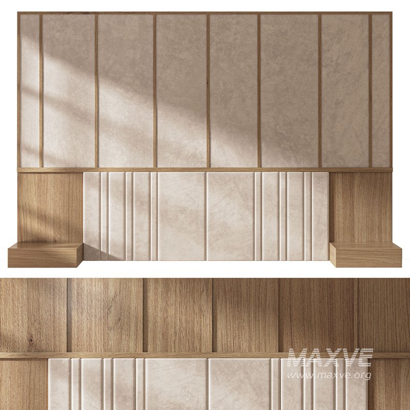 Decorative wall panel composition bedroom set 5 - Image 3