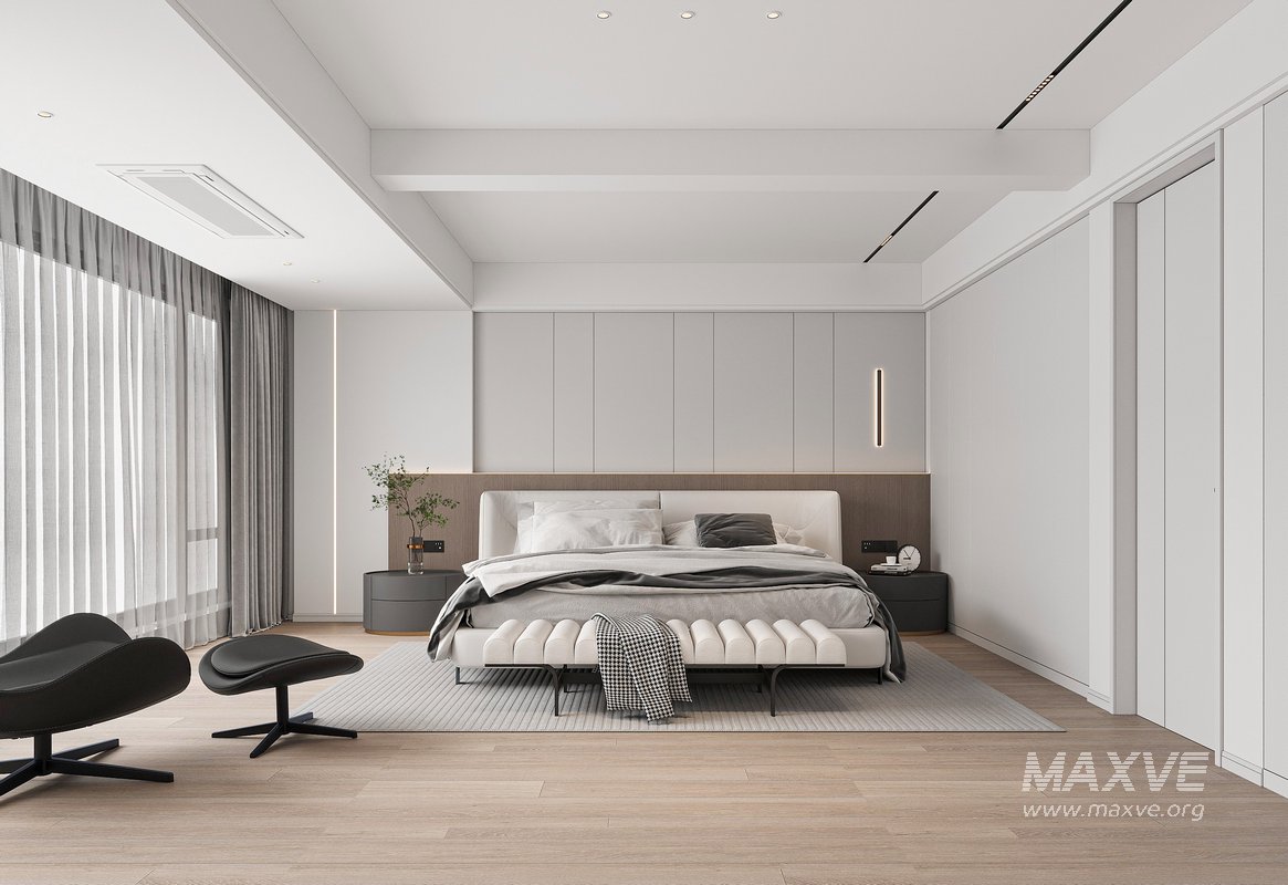 Modern bedroom - Image 1