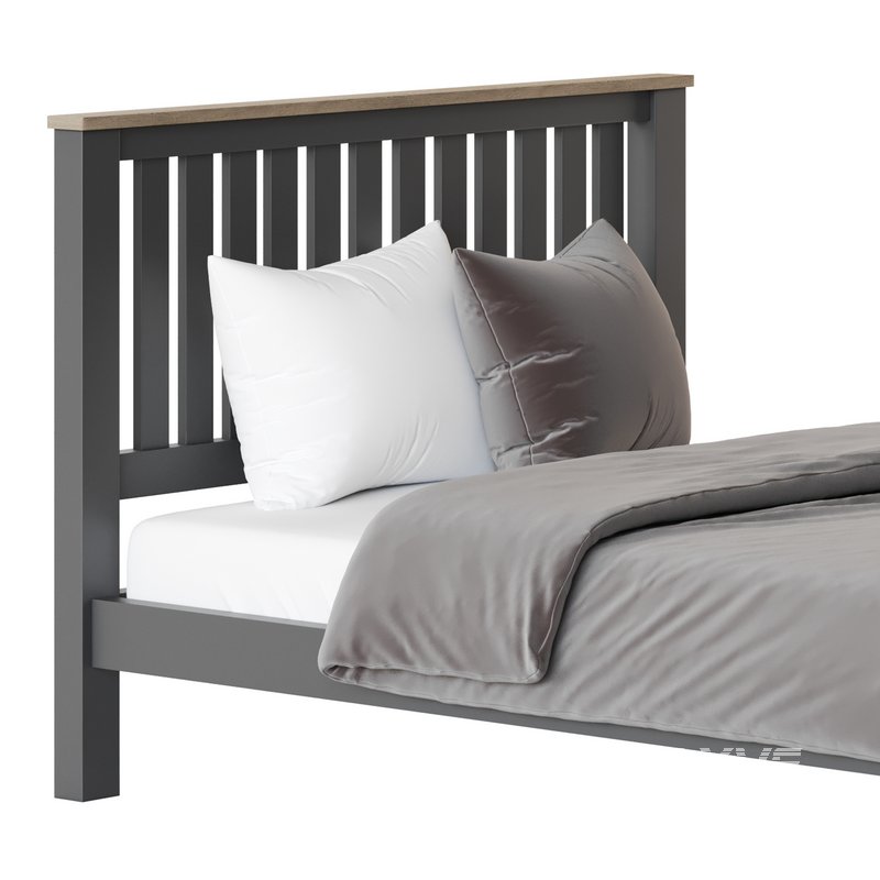 uhomepro Gray Full Size Bed - Image 12
