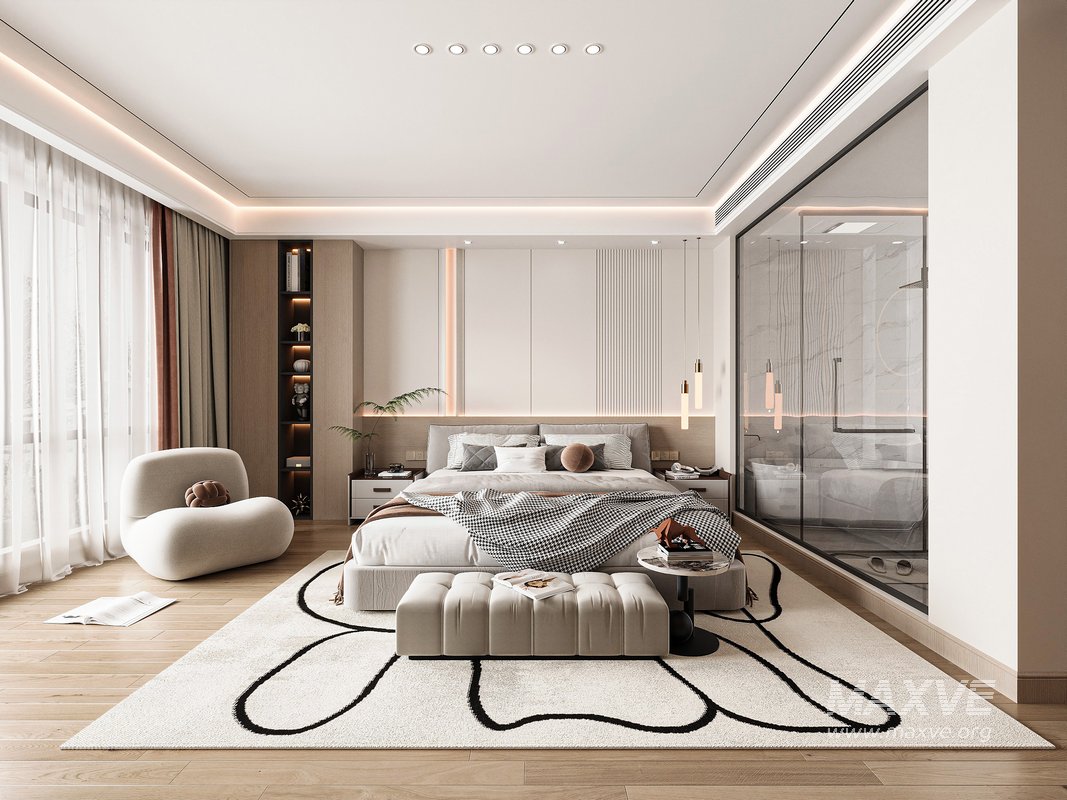 Modern bedroom - Image 1