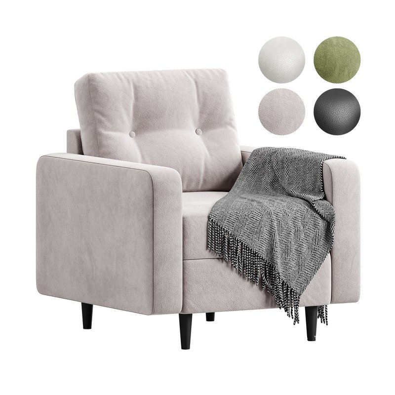 Deans armchair leather - Image 1