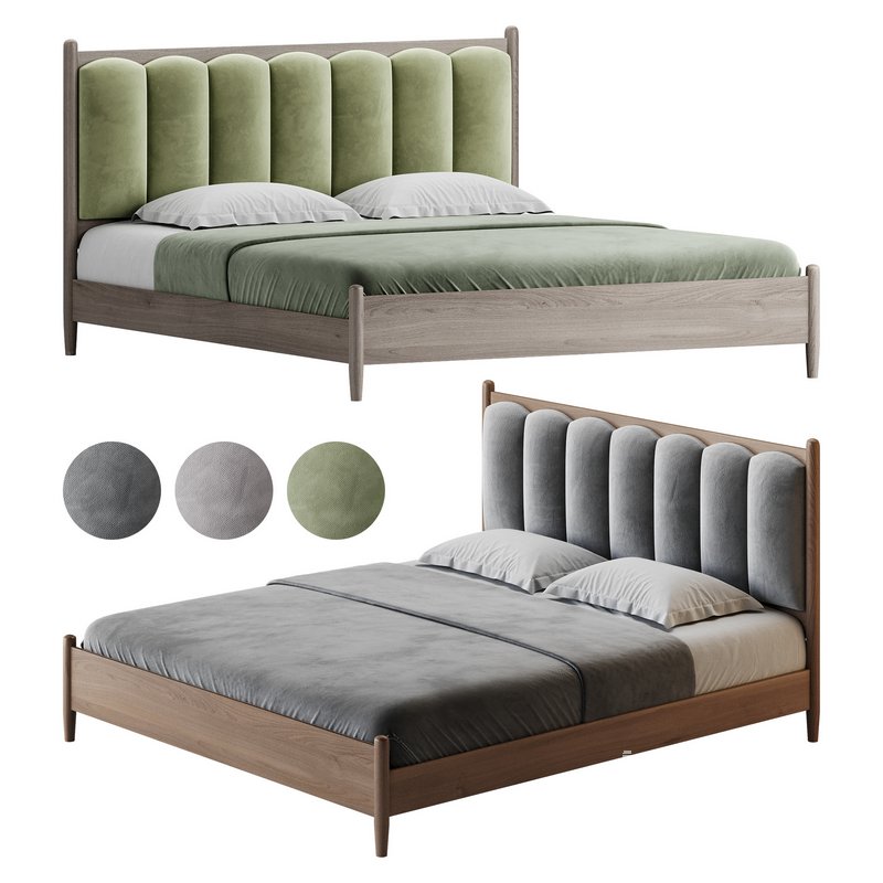 Scandinavian Interior Design Pallet Bed - Image 1