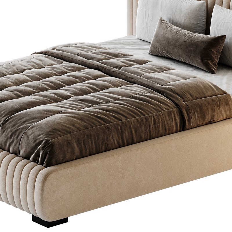 Fabric Stripe Pattern Bed - Image 12